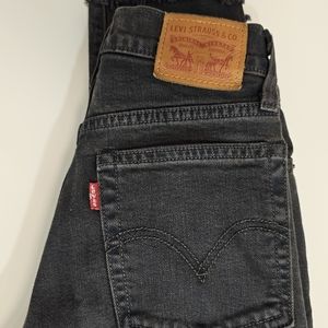 Aritzia / Levi's black straight leg